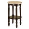 Furniture of America Santa Clarita Traditional Plant Stand , Dark Cherry- Saltoro Sherpi